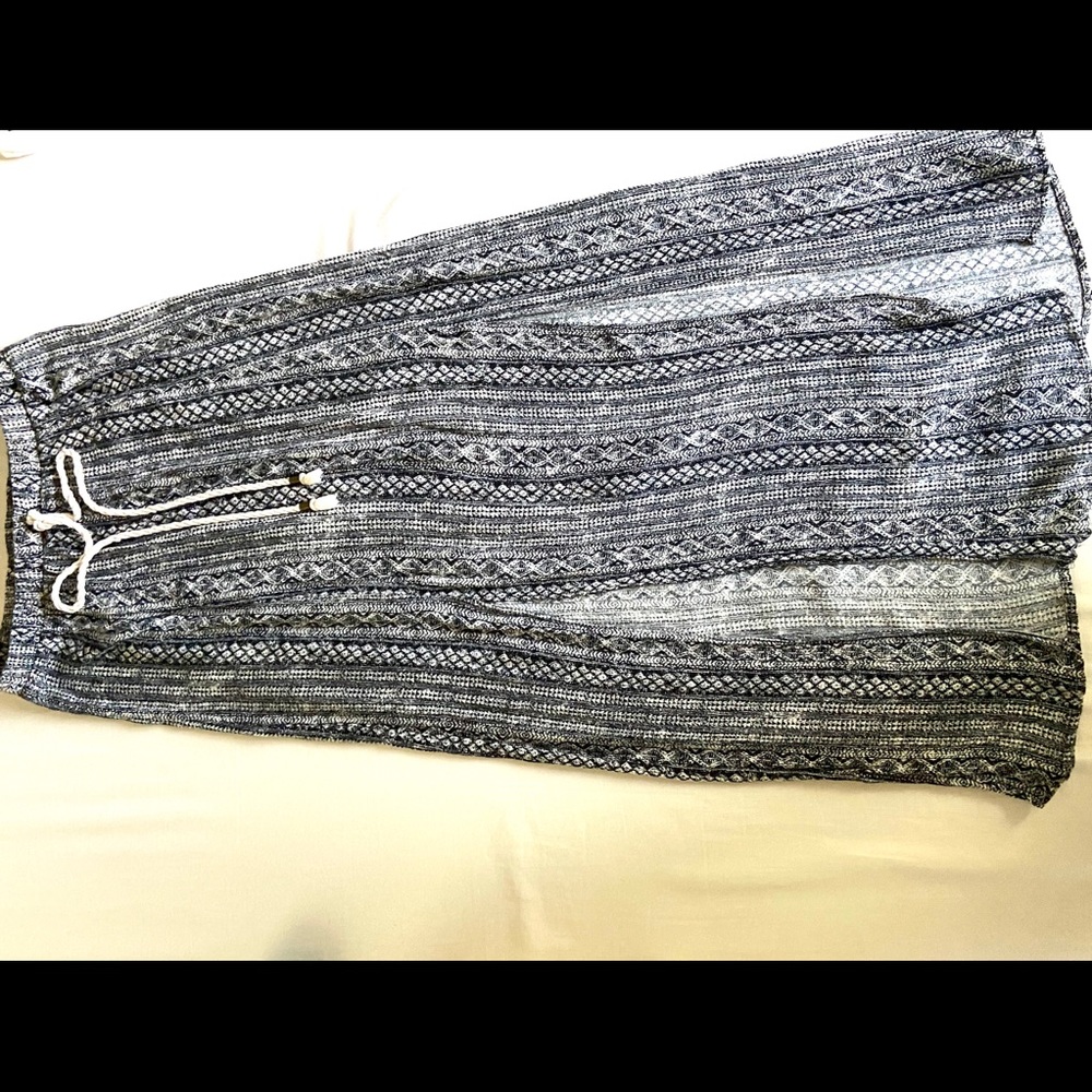 Black & White Maxi Skirt